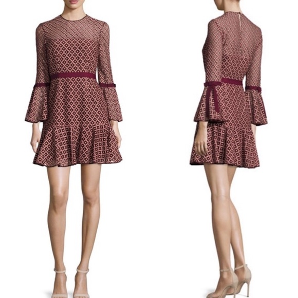 cinq a sept Dresses & Skirts - New Cinq a Sept Cossette Lace Bell-Sleeve Dress